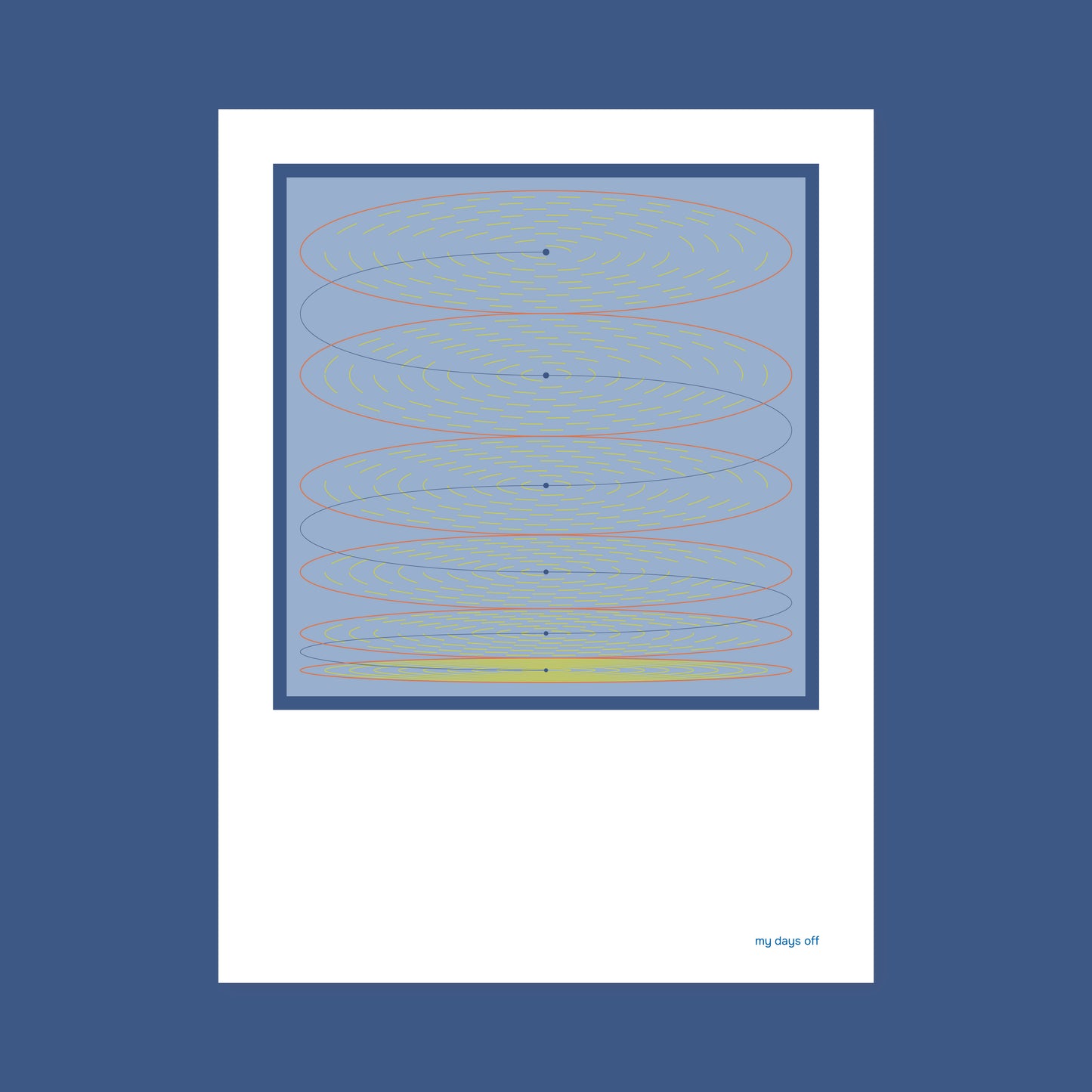Zwischen System und Zufall – eine geometrische Komposition mit kosmischer Ruhe.
