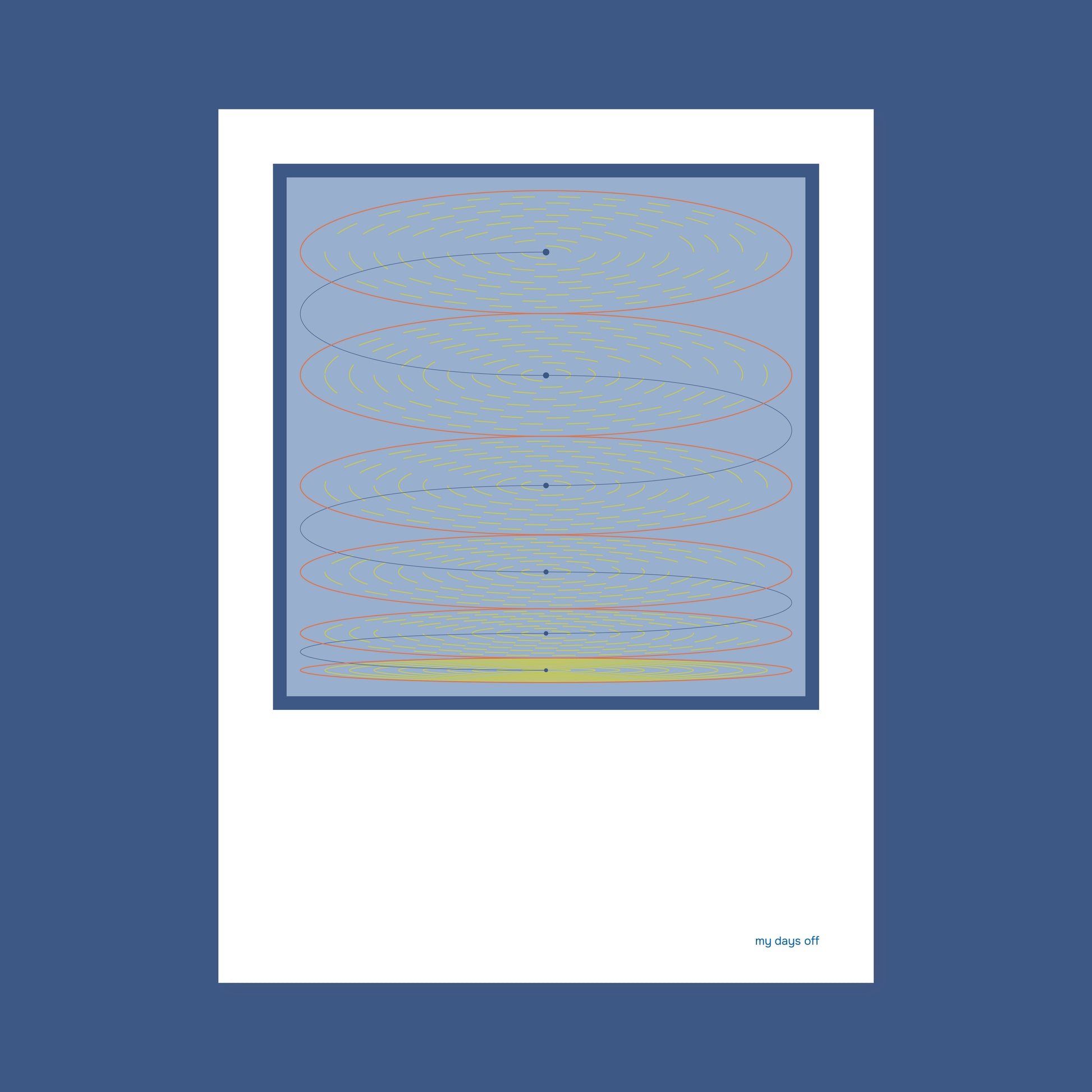 Zwischen System und Zufall – eine geometrische Komposition mit kosmischer Ruhe.